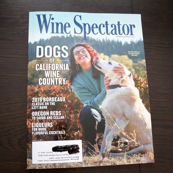 Wine Spectator Magazine March 2021 Dogs